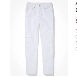 American Eagle Stretch Baggy Straight Cargo Jean